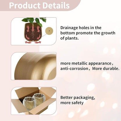 NUPTIO Small Gold Vases for Centerpieces: 6 Pcs 3.94 inch Flower Trumpet Vase Vintage Compote Vase Metal Urn Planter Plant Pots Flowers Bowls Pedestal for Wedding Party Table Centerpiece Decorations