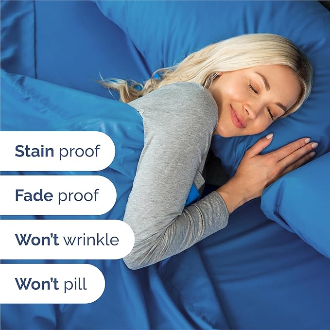 CGK Linens Split King 7 Piece Sheet Set - Cooling Sheets for Hot Sleepers - Hotel Luxury Bedding Set with 8-16 Inch Deep Pockets - 1 Flat & 2 Fitted & 4 Pillowcases - Soft & Wrinkle Free - Split King