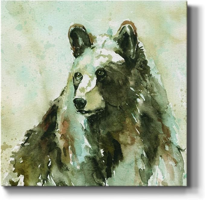 Abstract Wall Art Animals Poster for Bedroom and Living room,After A Long Winter Wall Art, Ready to Hang, 24'' x 24''
