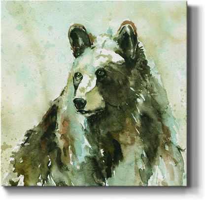 Abstract Wall Art Animals Poster for Bedroom and Living room,After A Long Winter Wall Art, Ready to Hang, 24'' x 24''