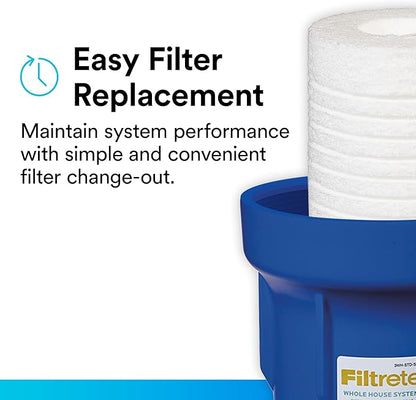 Filtrete 3WH-STDSW-F02 Standard Capacity Whole House System Refill, 2-Pack String Wound