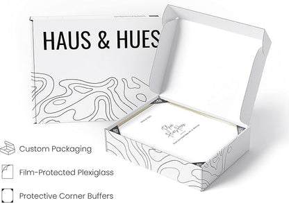 HAUS AND HUES 4x6 Gold Metal Picture Frames - 4X6 Frames Bulk - Features Premium Aluminum, Vertical Hanging, Easel Back for Tabletop, Home, Office (4x6 in, Gold, Set of 6)