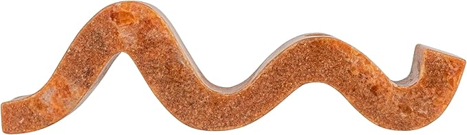 Bloomingville Marble Wave Double Taper Candle Holder, Pink