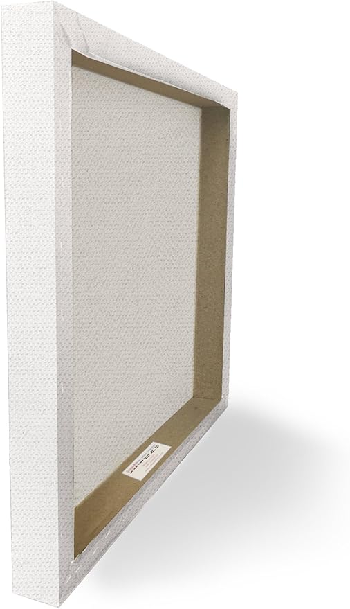 Stupell Industries Fleur de Lis Powder Room Blue, Brown and Beige Bathroom Canvas Wall Art, 24x30, Multi-Color,wrp-930_cn_24x30