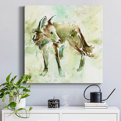 Canvas Prints Wall Art Animals Painting for Wall Décor, On Second Thought Wall Art, Ready to Hang, 32'' x 32''
