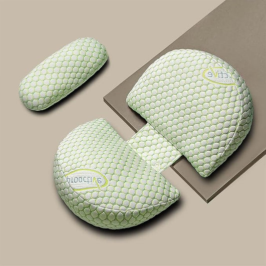 Pregnancy Pillows for Sleeping, Maternity Pillow for Pregnant Women with Pillow Cover, Adjustable Body Pillow for Pregnant Women, Wedge Pillows Support for Back, Legs, Belly, Hips(Green)