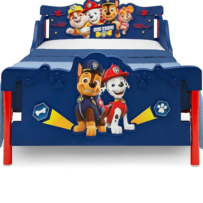 Delta Children PAW Patrol 3D Toddler Bed, Blue