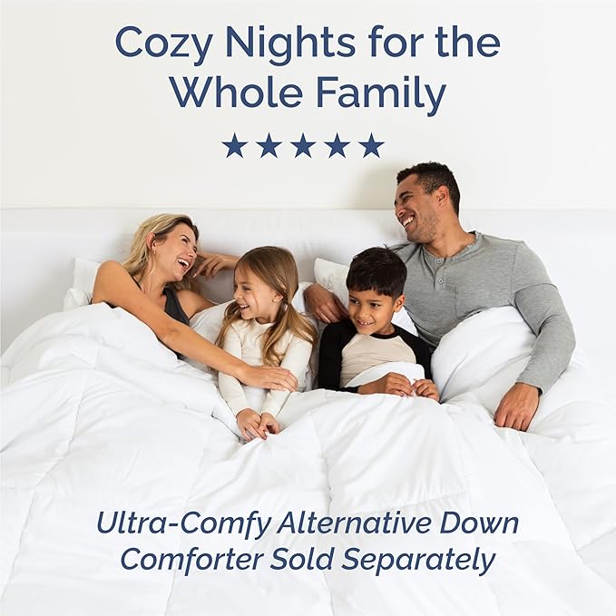 King Size 4 Piece Sheet Set - Comfy Breathable & Cooling Bed Sheets Set - Hotel Luxury Bedding for Women, Men, Kids, Teens, Boys & Girls - Deep Pockets, Soft, Wrinkle Free - Oeko-Tex - Blue Stripes 2