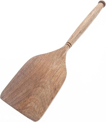 Labrea Life and Home 1pc Solid Acacia Wooden Spatula Kitchen Utensils Cooking Baking Home Essentials 12.5 Inch