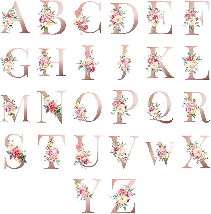 Letter Name Ornament, Personalized Christmas Ornaments 2025, Custom Initial A-Z Monogram Ornament, Family Keepsake Customized