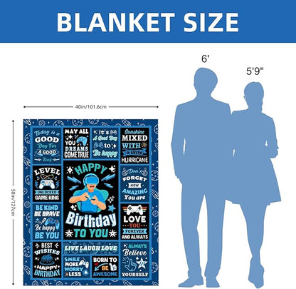 Birthday Gifts, Teen Boy Gifts Cool Stuff for Boys, Gifts for Teen Boys, Teen Gifts Kids Blanket 40x50in Teenage Boy Gifts, Kids Gifts for Teens, Teen Boys Gift Ideas, for Kids