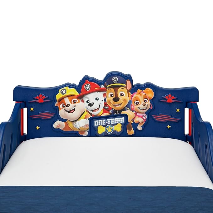 Delta Children PAW Patrol 3D Toddler Bed, Blue