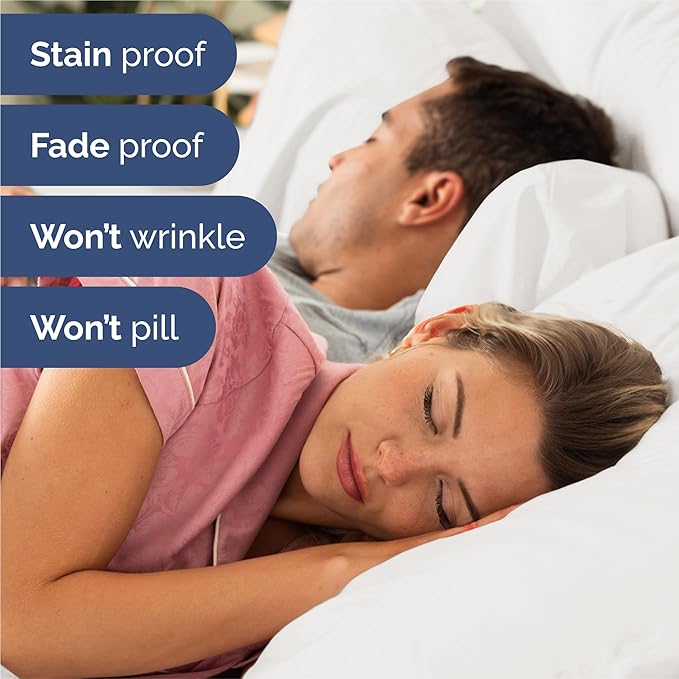 CGK Linens Split King 7 Piece Sheet Set - Cooling Sheets for Hot Sleepers - Hotel Luxury Bedding Set with 8-16 Inch Deep Pockets - 1 Flat & 2 Fitted & 4 Pillowcases - Soft & Wrinkle Free - Split King