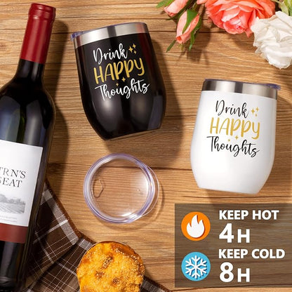Birthday Gifts for Women Men - Inspirational Gifts For Women, Best Friend, Graduation, Wine Lovers, Mothers Day Gifts For Mom - Insulated Wine Tote Bag Wine Carrier with Tumblers and Wine Accessories