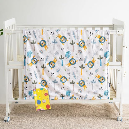 Baby Blanket for Boys Girls Super Soft Blanket,Fluffy Warm Lightweight Baby Receiving Blankets,Double Layer with Dotted Backing for Toddler Nursery (Lion, 30 * 40inch)