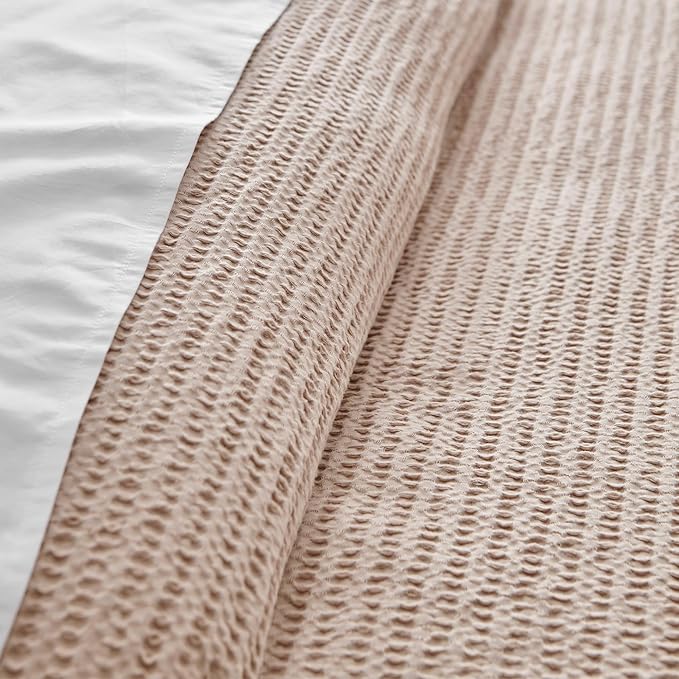 Levtex Home - Cloud Waffle Comforter Set - Twin Comforter + One Standard Pillow Case - Waffle Weave - Blush - Comforter (68 x 88in.) and Pillow Case (26 x 20in.) - Cotton