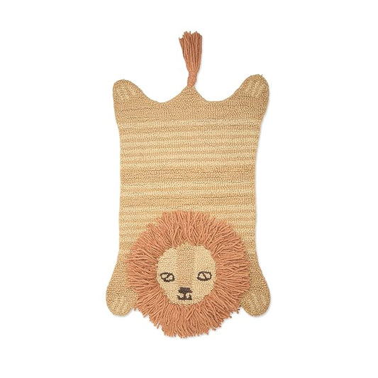 Crane Baby Lion Rug, Animal Nursery Decor Boys and Girls, Safari Nursery and Toddler Room Decor, Jungle Theme Rug, 23" x 36"