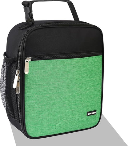 Lunch box Lunch bag for men women Insulated Lunchbox Lunch bags for Work Picnic Travel (Thicken green)