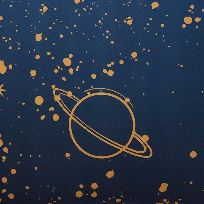 Kids Bedding Set Bed in a Bag for Boys and Girls Toddlers Printed Sheet Set and Comforter, Twin, Galaxy