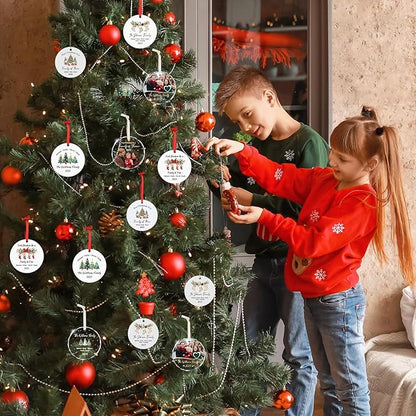 Family Christmas Ornaments 2025 Personalized, Family Ornaments with Custom Name, Tree Decorations, Customized