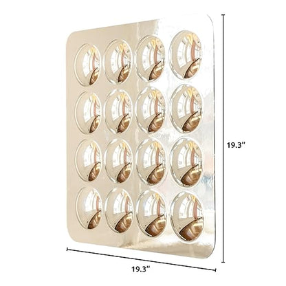 SPARK & WOW Sensory Wall Toddler Mirror | Large | 16 Bubbles | for Ages 6m+ | Easy-to-Clean Acrylic | Stimulate Cognitive Development