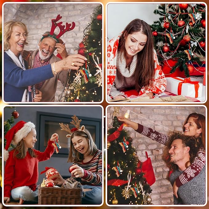 PETCEE Butterfly Christmas Ornaments Monarch Butterfly Ornaments for Christmas Tree Monarch Butterflies Hanging Ornament Decorations Keepsake Gifts for Women Daughter Sister Mother Granddaughter Girl