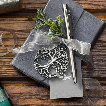 Christmas Ornaments, 2025 Solid Pewter Christmas Tree Ornament Handcrafted Metal DIY Hanging Craft Collectibles for Xmas Trees Home Party Party Gifts (Tree of Life)