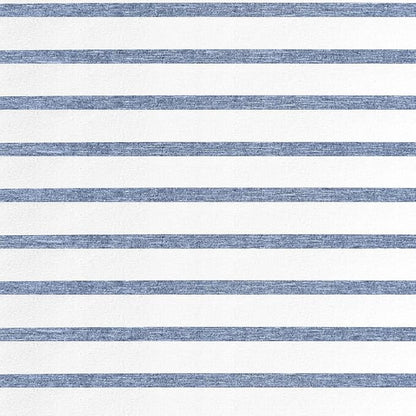 Extra Deep Split King Sheet Set - 7 Piece Breathable & Cooling Sheets - Hotel Luxury Bed Sheets Set - Easy Fit - Soft, Wrinkle Free & Comfy Sheets Set - Blue Striped Sheet Set w/Extra Deep Pockets