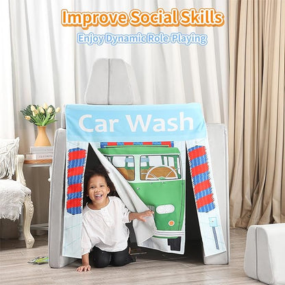 Play Panels for Kids Foam Play Couch, Car Wash