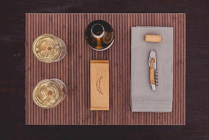 NFL LA Rams Elan Engraved Tool Set, One Size, Bamboo