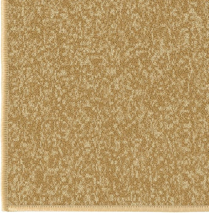Machine Washable Modern Solid Design Non-Slip Rubberback 2x5 Traditional Runner Rug for Hallway, Kitchen, Bedroom, Entryway, 20" x 59", Beige