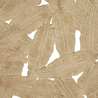 Madison Park Rossi Feather Metal Wall Décor, Metallic Painted Round Iron Discs, Small, Medium, Large Modern Art Sculplture Decortive Plates for Transitional, Home, Living Room, Office - Spice
