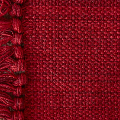 DII Variegated Tabletop Collection, Placemat Set3x19, Tango Red, 6 Piece