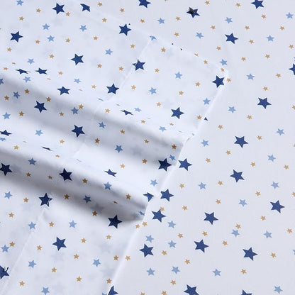 Kids Bedding Set Bed in a Bag for Boys and Girls Toddlers Printed Sheet Set and Comforter, Twin, Galaxy