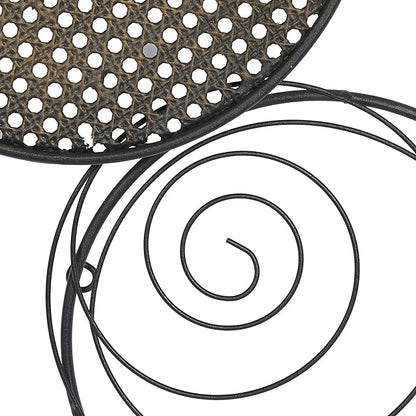 Deco 79 Metal Plate Home Wall Decor Wall Sculpture with Textured Pattern, Wall Art 47" x 2" x 21", Black